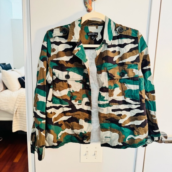 J CREW MERCANTILE camo army jacket - Picture 5 of 6